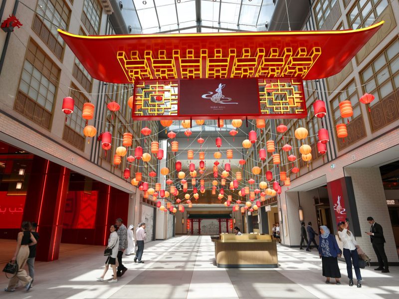 The new Chinatown section of Dubai Mall, Dubai. Chris Whiteoak / The National